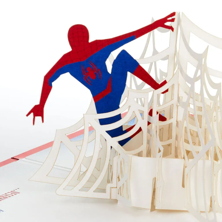 Hallmark Marvel Spider-Man You Deserve An Amazing Day 3D Pop-Up Card - Image 4