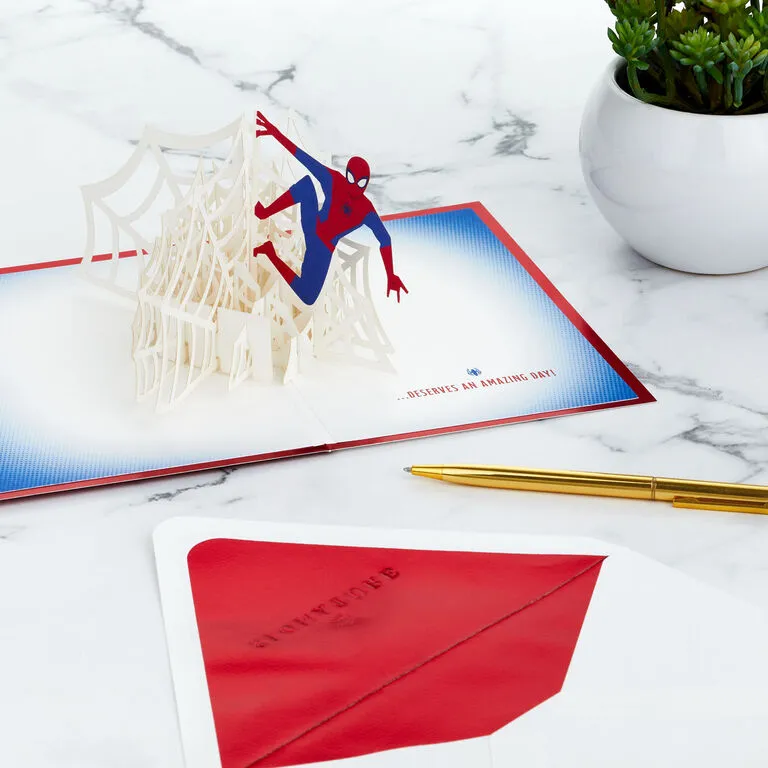 Hallmark Marvel Spider-Man You Deserve An Amazing Day 3D Pop-Up Card - Image 7