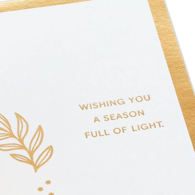 Hallmark Season Full Of Light 3D Pop-Up Hanukkah Card - Image 3