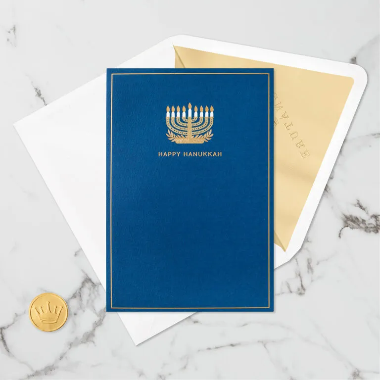 Hallmark Season Full Of Light 3D Pop-Up Hanukkah Card - Image 5