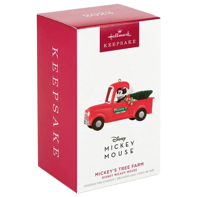 Hallmark Disney Mickey Mouse Mickey's Tree Farm 2023 Ornament - Image 4