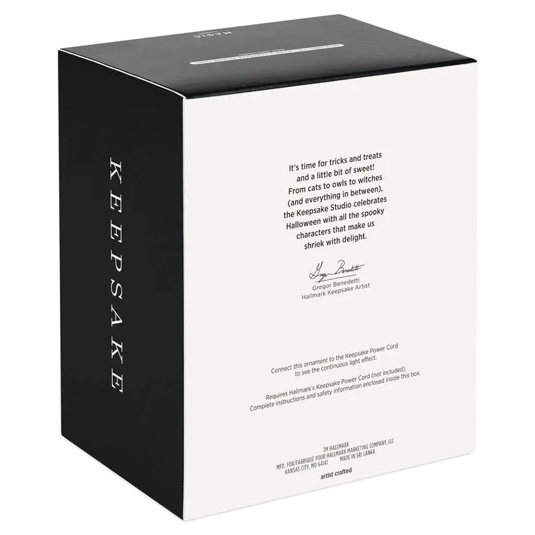 Hallmark Disney Mickey Mouse Mysterious Mickey Jack-o'-Lantern Ornament With Light - Image 5