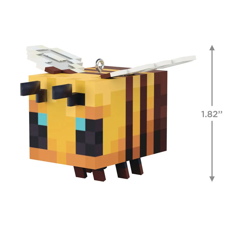 Hallmark Minecraft Bee Ornament - Image 3