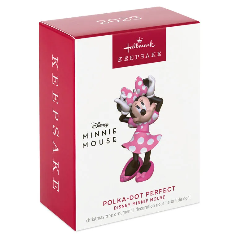 Hallmark Disney Minnie Mouse Polka-Dot Perfect Ornament - Image 4