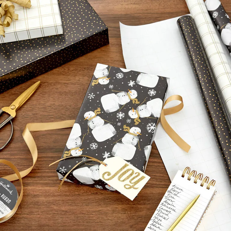 Hallmark Modern Holiday 3-Pack Wrapping Paper Assortment, 120 Sq. Ft. - Image 2