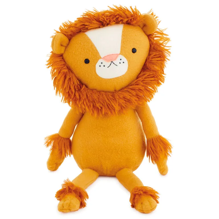 Hallmark MopTops Lion Stuffed Animal With You Are Brave Board Book - Image 2