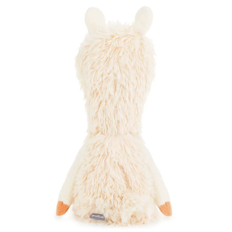 Hallmark MopTops Llama Stuffed Animal With You Make Me Smile Board Book - Image 3