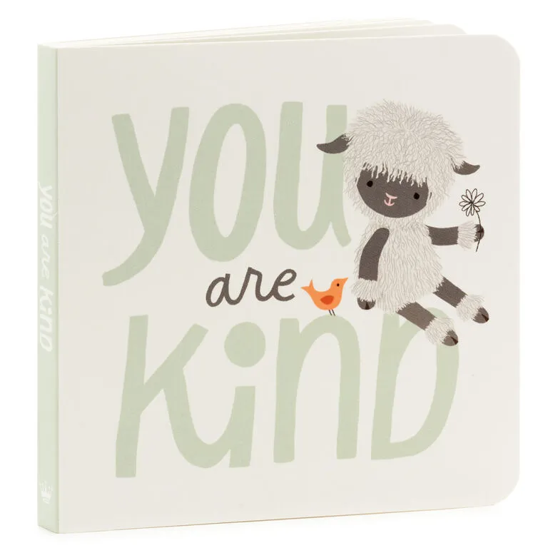 Hallmark MopTops Highland Sheep Stuffed Animal With You Are Kind Board Book - Image 4