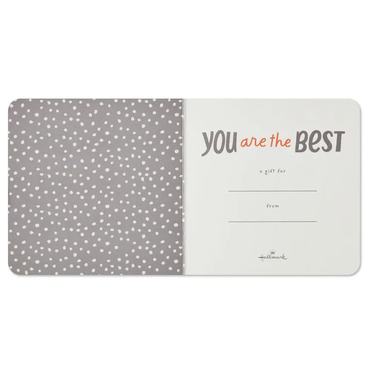 Hallmark MopTops Sloth Stuffed Animal With You Are The Best Board Book - Image 5