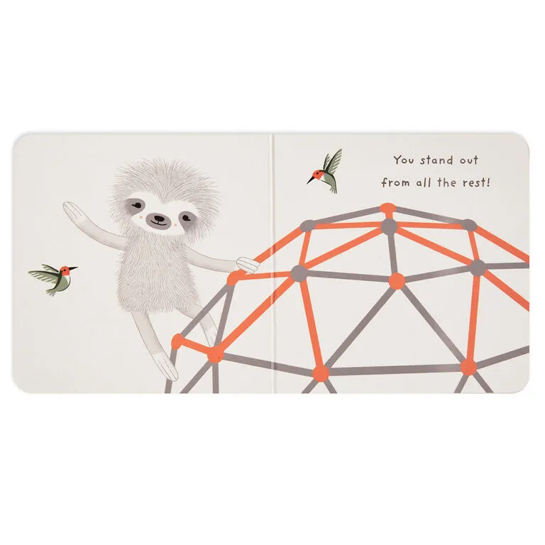 Hallmark MopTops Sloth Stuffed Animal With You Are The Best Board Book - Image 6