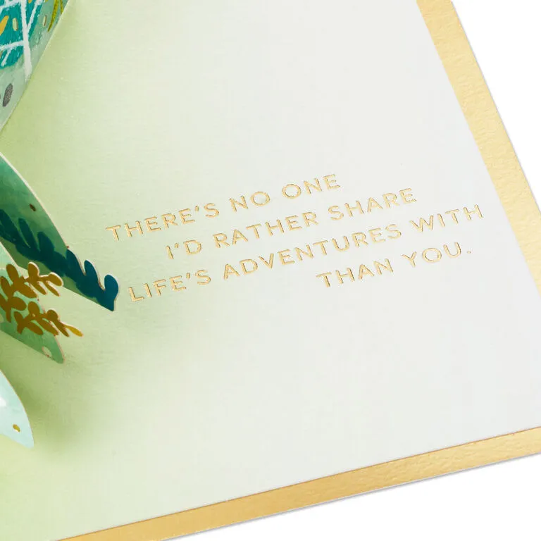 Hallmark Love Sharing Life's Adventure With You 3D Pop-Up Love Card - Image 3