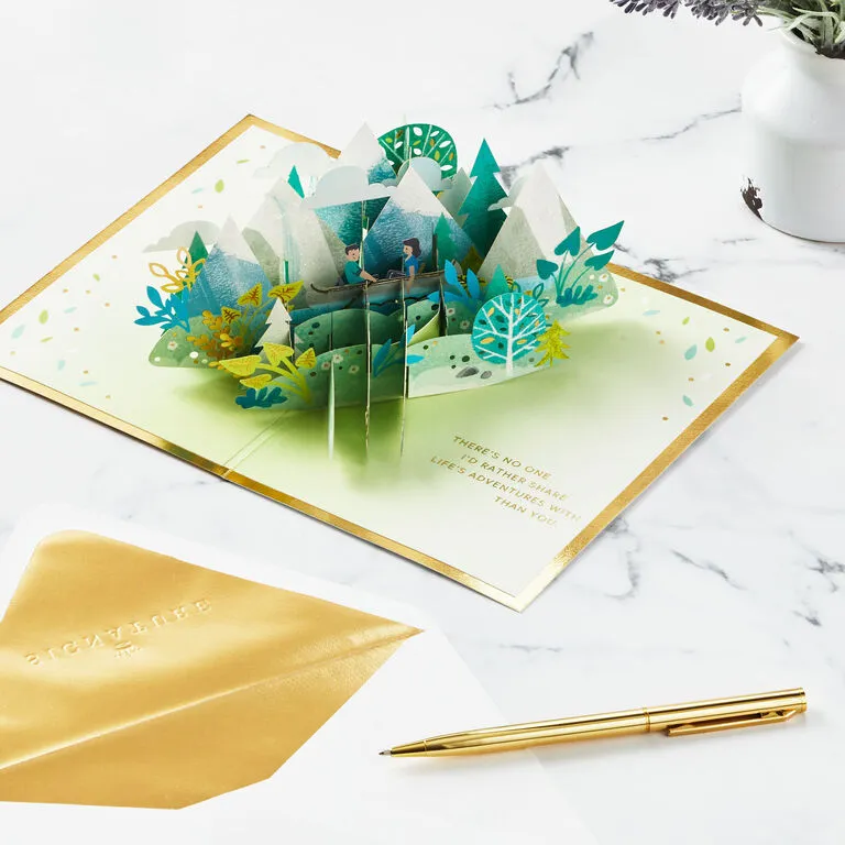 Hallmark Love Sharing Life's Adventure With You 3D Pop-Up Love Card - Image 6