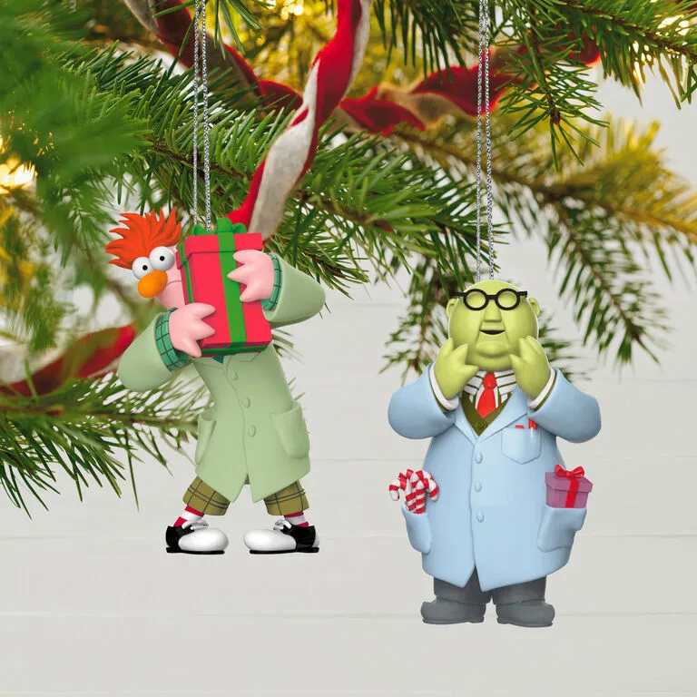 Hallmark Disney The Muppets Dr. Bunsen Honeydew And Beaker Ornaments, Set Of 2 - Image 2