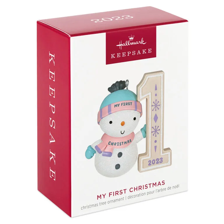 Hallmark My First Christmas Snowman 2023 Ornament - Image 4