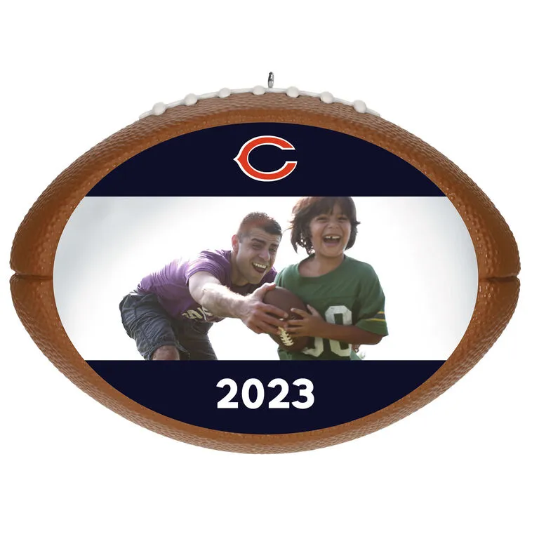 Hallmark NFL Football Chicago Bears Text And Photo Personalized Ornament
