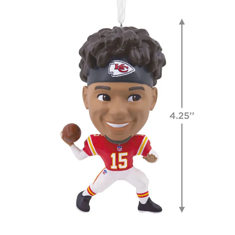 NFL Kansas City Chiefs Patrick Mahomes II Bouncing Buddy Hallmark Ornament - Image 3