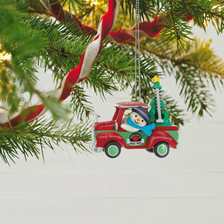 Hallmark Holiday Parade Nello's Music Shop Truck 2023 Ornament - Image 2