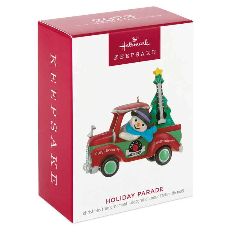 Hallmark Holiday Parade Nello's Music Shop Truck 2023 Ornament - Image 4