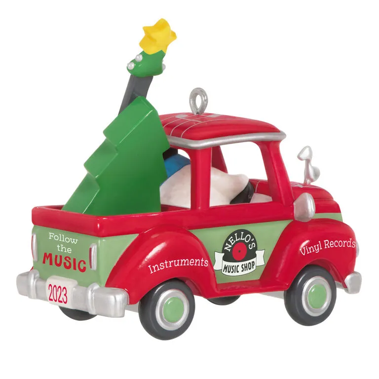 Hallmark Holiday Parade Nello's Music Shop Truck 2023 Ornament - Image 6