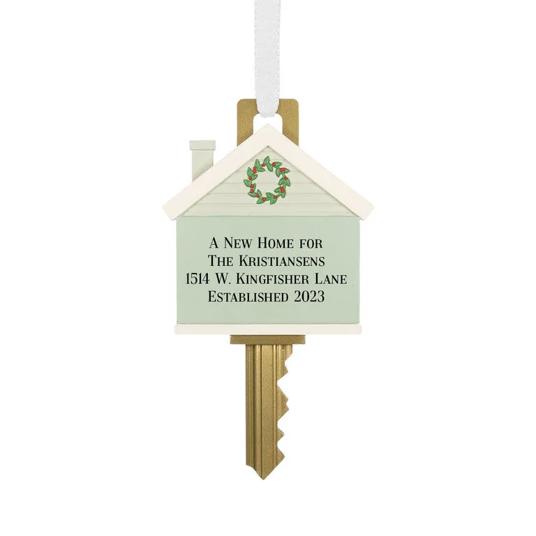Hallmark New Home Key Personalized Ornament
