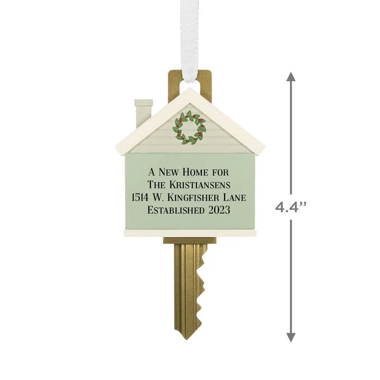 Hallmark New Home Key Personalized Ornament - Image 3