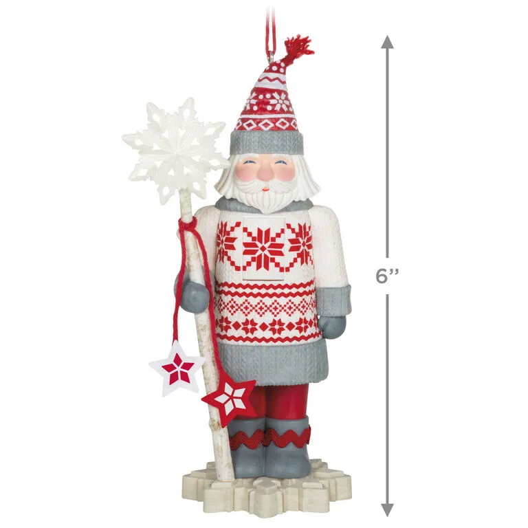 Hallmark Noble Nutcrackers Snowfall Prince Ornament - Image 3