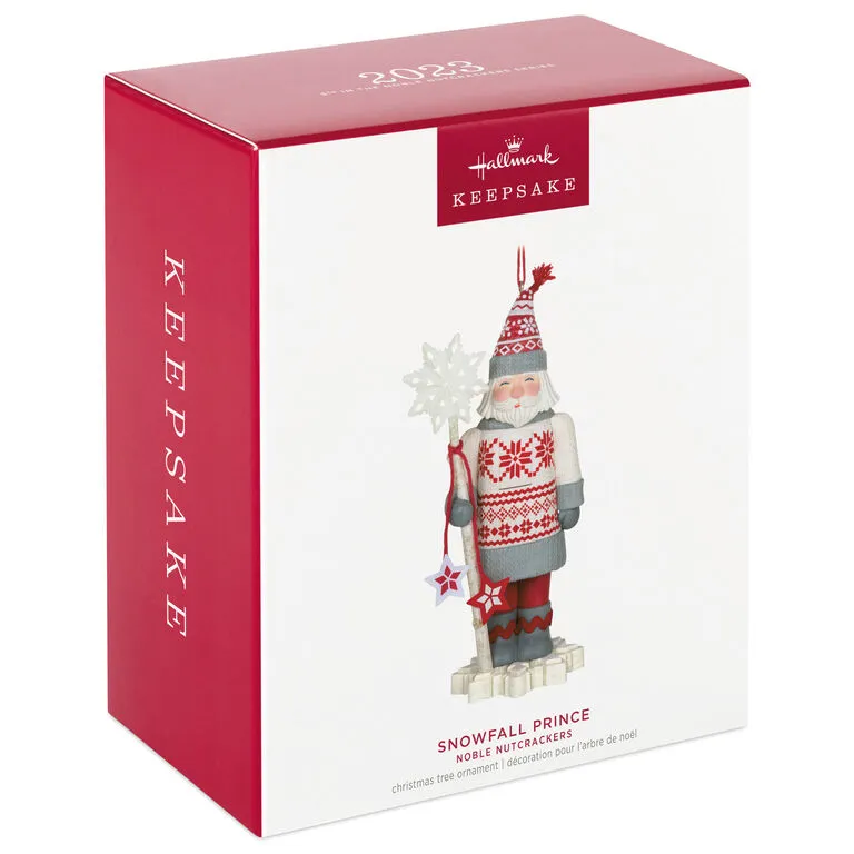 Hallmark Noble Nutcrackers Snowfall Prince Ornament - Image 4