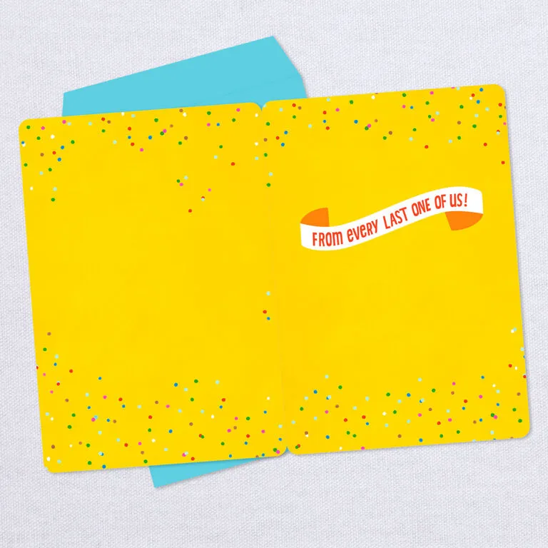 Hallmark 16" Party Cats And Dogs Jumbo Birthday Card From All - Image 3