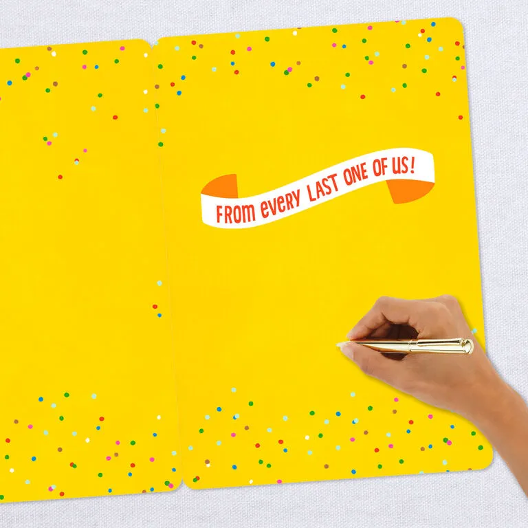 Hallmark 16" Party Cats And Dogs Jumbo Birthday Card From All - Image 6