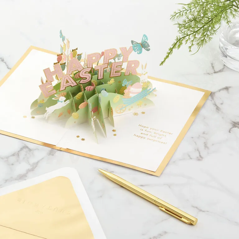 Hallmark Happy Surprises 3D Pop-Up Easter Card - Image 7