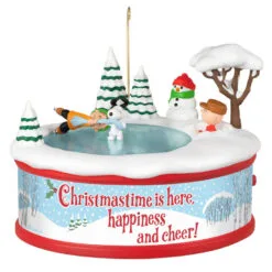Hallmark The PeanutsĀ® Gang Christmastime Is Here Musical Ornament With Motion