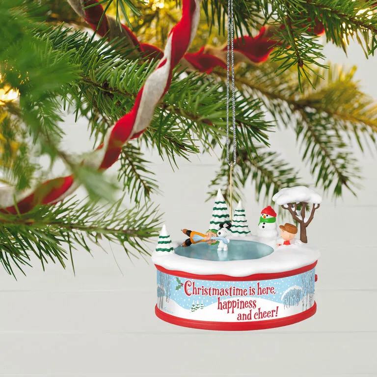Hallmark The Peanuts® Gang Christmastime Is Here Musical Ornament With Motion - Image 2