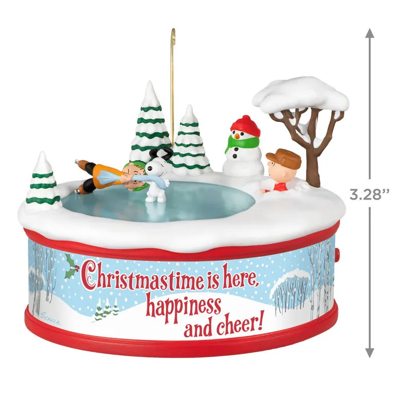 Hallmark The Peanuts® Gang Christmastime Is Here Musical Ornament With Motion - Image 3