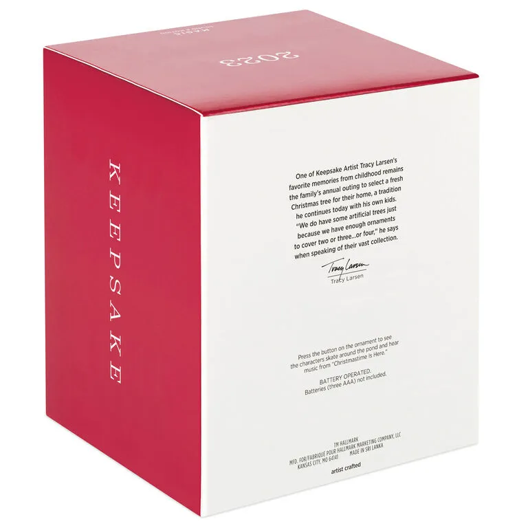 Hallmark The Peanuts® Gang Christmastime Is Here Musical Ornament With Motion - Image 5