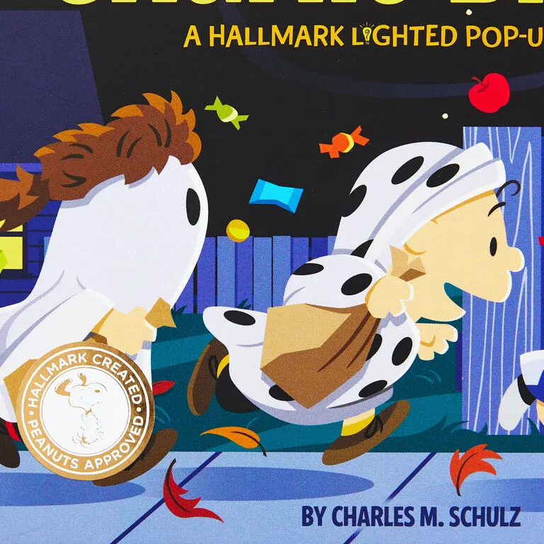 Hallmark PeanutsĀ® It's The Great Pumpkin, Charlie Brown Lighted Pop-Up Book - Image 5