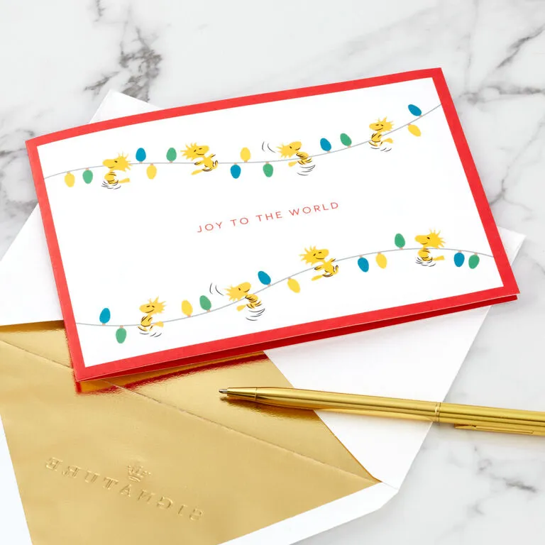 Hallmark PeanutsĀ® Snoopy Joy To The World 3D Pop-Up Christmas Card - Image 6