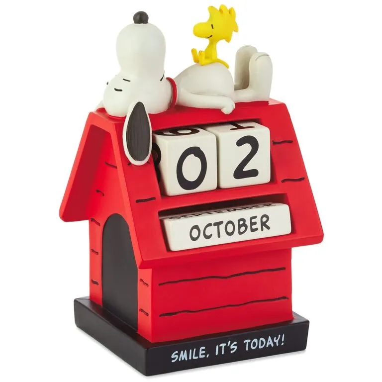 Hallmark PeanutsĀ® Snoopy Smile Perpetual Calendar
