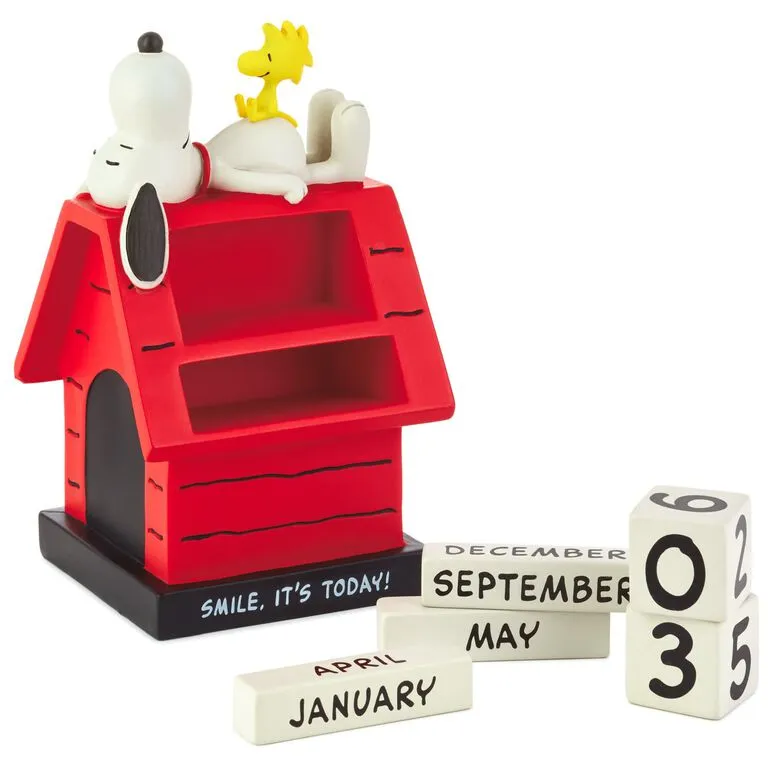 Hallmark PeanutsĀ® Snoopy Smile Perpetual Calendar - Image 3