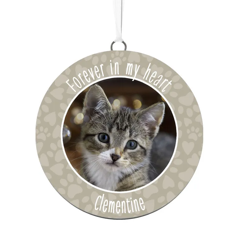 Hallmark Pet Memorial Personalized Text And Photo Ceramic Ornament