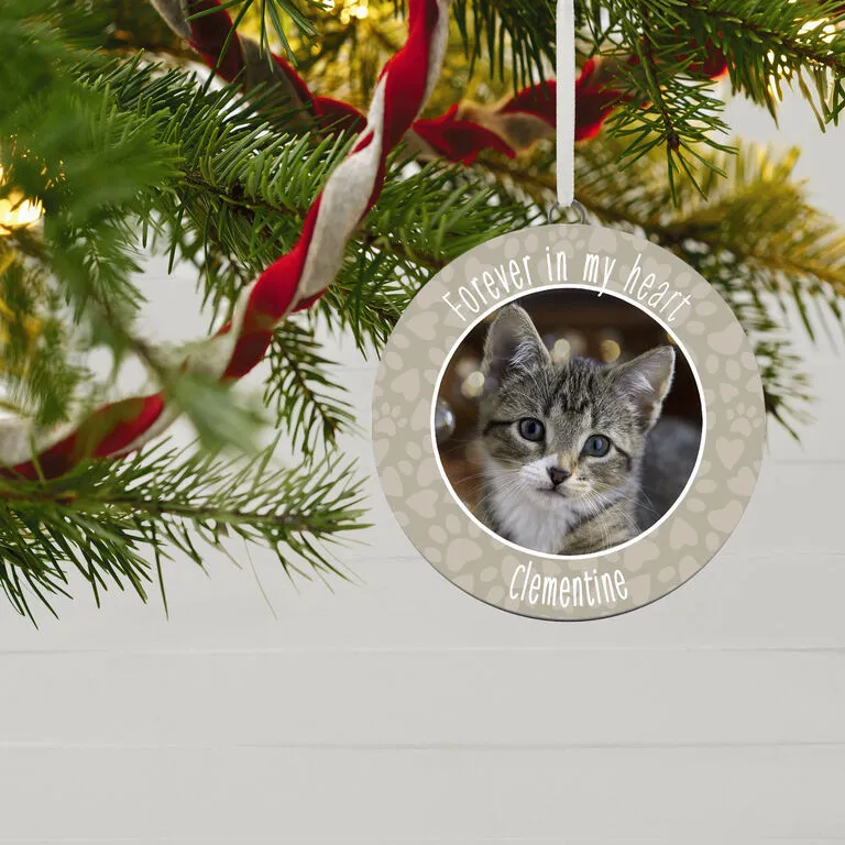 Hallmark Pet Memorial Personalized Text And Photo Ceramic Ornament - Image 2