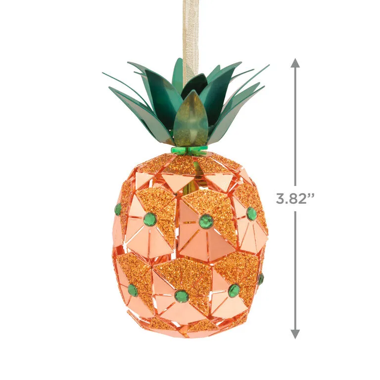 Pineapple Premium Metal Hallmark Ornament - Image 3
