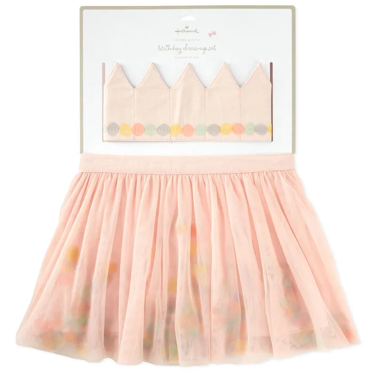 Hallmark Pink Birthday Crown And Tutu, Set Of 2 - Image 3