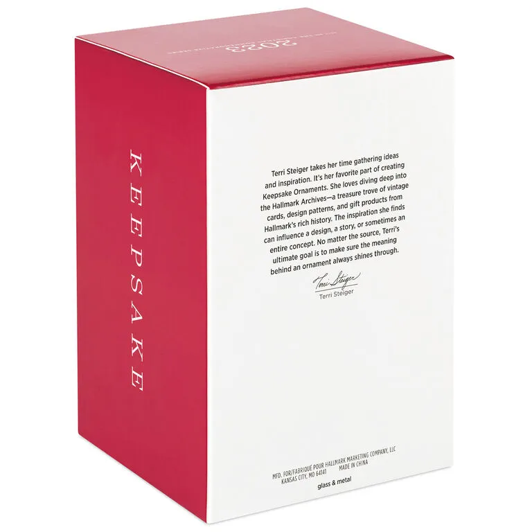 Hallmark Christmas Commemorative 2023 Glass Ball Ornament - Image 5