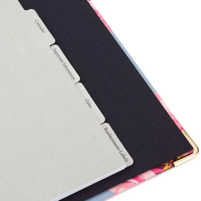 Hallmark Pink Peonies On Gray Address Book - Image 5