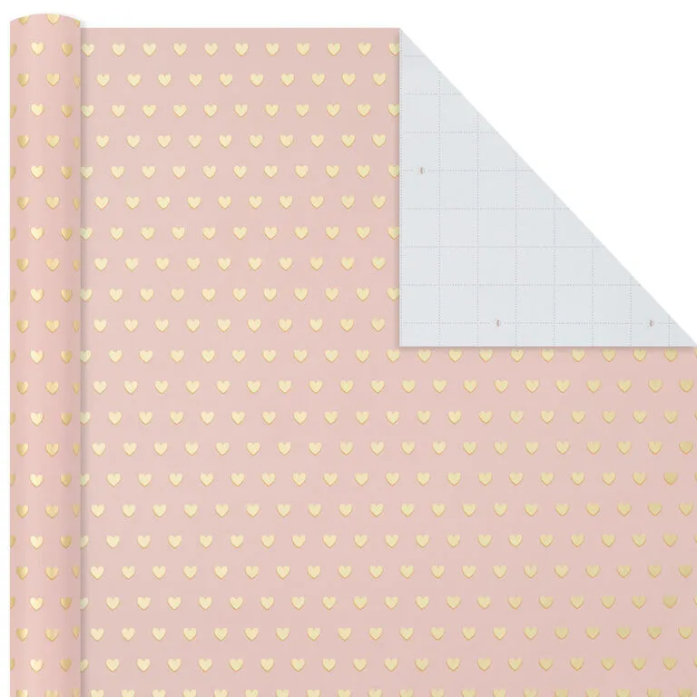 Hallmark Pink And Gray 3-Pack Wrapping Paper, 85 Sq. Ft. Total - Image 4