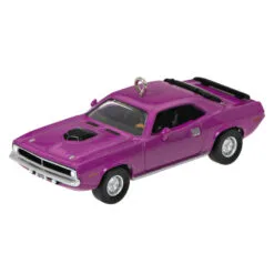 Hallmark Mini Lil' Classic Cars 1970 Plymouth HemiÂŽ 'Cuda 2023 Metal Ornament, 0.58"