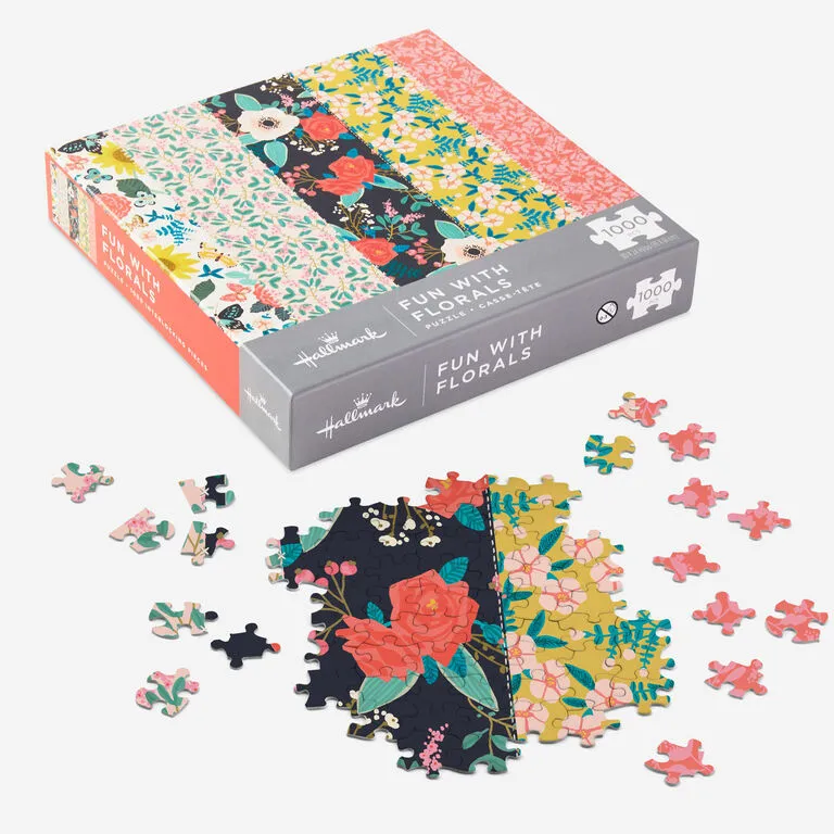 Hallmark Fun With Florals 1,000-Piece Jigsaw Puzzle - Image 2