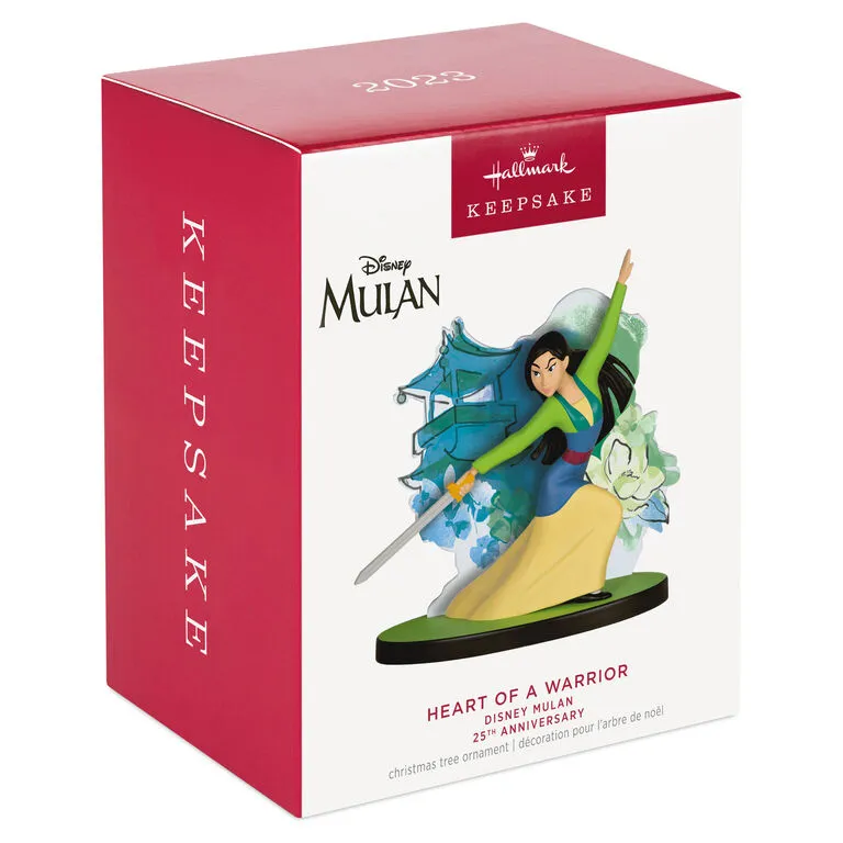 Hallmark Disney Mulan 25th Anniversary Heart Of A Warrior Ornament - Image 4