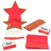 Hallmark Color Pop 60-Piece Tableware Premium Party Kit, Red Star