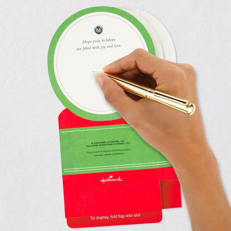 Hallmark Red Truck Snow Globe Musical 3D Pop-Up Christmas Card With Motion - Image 7